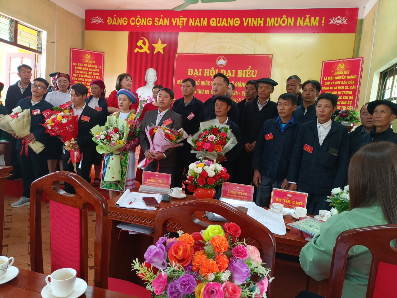 Đại hội đại biểu Mặt trận tổ quốc xã Giàng chu Phìn, nhiệm kỳ 2024-2029